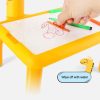 Masa de desenat cu proiector, girafa galbena - imagine 5