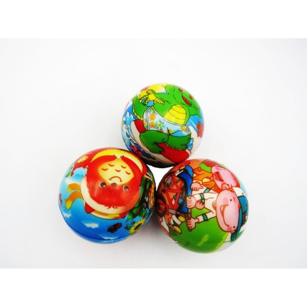 Set 3 mingii spuma ,antistres , multicolor ,10cm - imagine 2