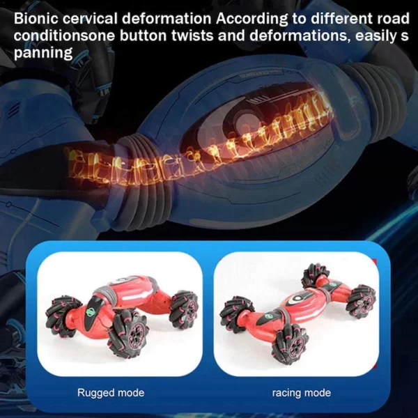 Masina controlabila prin telecomanda si gesturi, 30km/h, Rosu - imagine 4