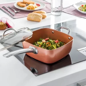 Set Tigaie Multifunctionala  SQUARE FRY PAN, 4 Piese