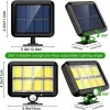 Proiector LED, AT PERFORMANCE®, 120 lm, Panou Solar, Senzor Miscare - imagine 2
