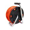 Prelungitor 45 m, 3 x 2.5 mm, rola cu tambur , 4 prize,maner transport ergonomic - imagine 3