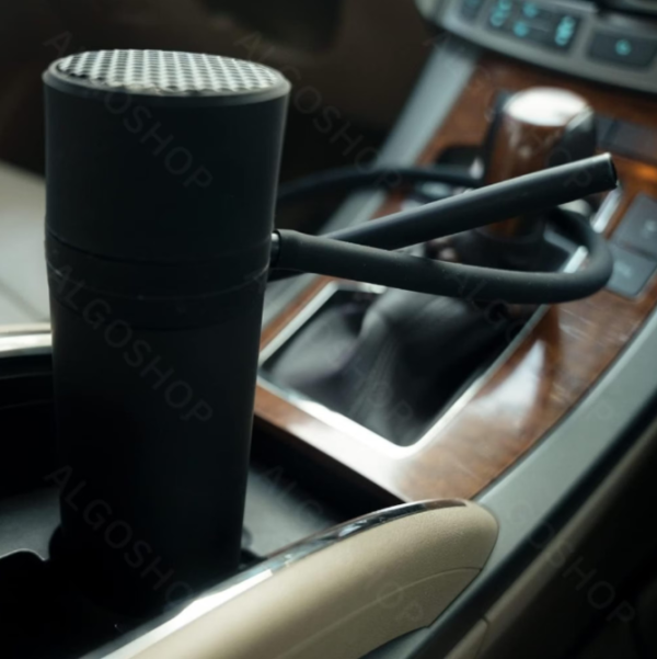 Mini Narghilea Portabila, cu Set Complet - Usor de Asamblat, Curatat si Depozitat, 400ml, Perfecta pentru Calatorii si Exterior, Negru - imagine 3