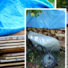 Prelata impermeabila 3 m x 4 m, cu inele, densitate 80-90 g/mp - imagine 3