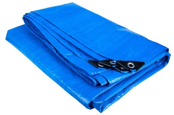 Prelata impermeabila 3 m x 4 m, cu inele, densitate 80-90 g/mp - imagine 4