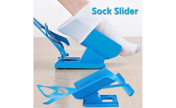 Incaltator sosete SIKS® asistent incaltare, universal, plastic, albastru - imagine 5