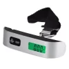 Cantar electronic bagaje, ABS, Afisaj LCD, 130x30x30 mm, Argintiu