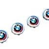 Set 4 Embleme Jante Aliaj Compatibile BMW 68MM, Editie Aniversara 50 de ani, Capace Roti 50th Anniversary Motorsport - imagine 3