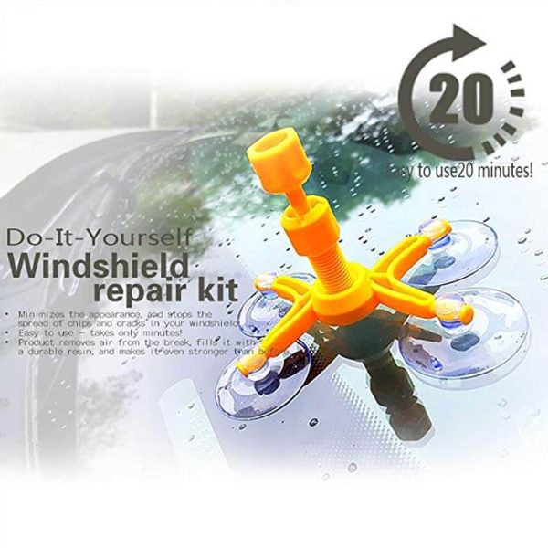 KIT PENTRU REPARATIE GEAM TELEFON, PARBRIZ SAU GEAM AUTO, WINDSHIELD 0100bsl - imagine 3