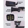 1 + 1 GRATIS - Lampa SolaraTip Camera Falsa, 35 LED-uri, Senzor Detectie Miscare, Telecomanda Inclusa, Panou Solar, Negru - imagine 4