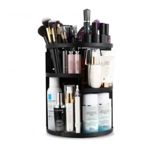 Organizator  cu rotire 360 de grade pentru depozitare obiecte, cosmetice