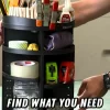 Organizator  cu rotire 360 de grade pentru depozitare obiecte, cosmetice - imagine 6
