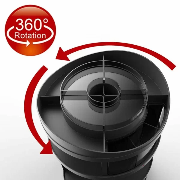 Organizator  cu rotire 360 de grade pentru depozitare obiecte, cosmetice - imagine 9