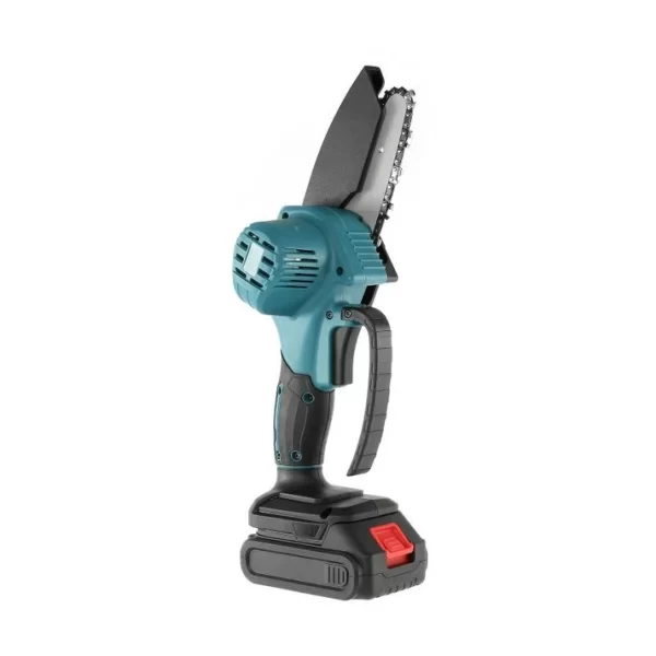 Mini Drujba electrica portabila , 6 INCH, 24V , 2 lanturi , 2 acumulator , fara fir ,portabil - imagine 3