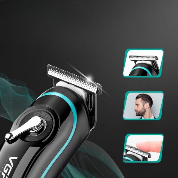 Aparat de tuns reincarcabil V075, USB, 600mAh, accesorii incluse - imagine 5