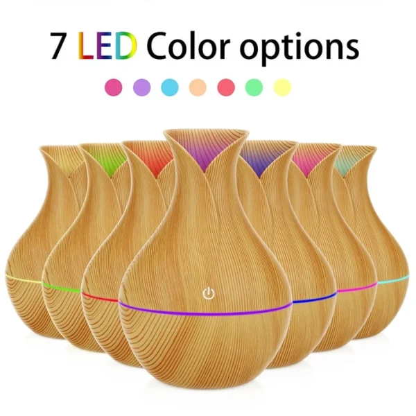 Umidificator, purificator aer, difuzor, aromatizator, ultrasunete,led 7 culori
