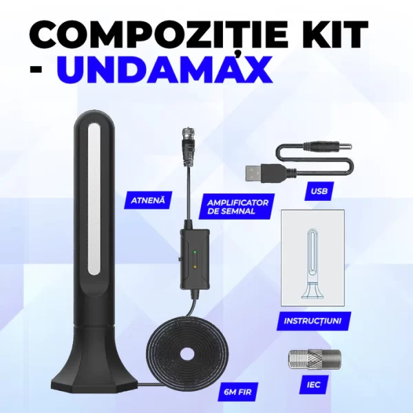 Antena Pentru televiziune digitala terestra UNDAMAX HD - imagine 2