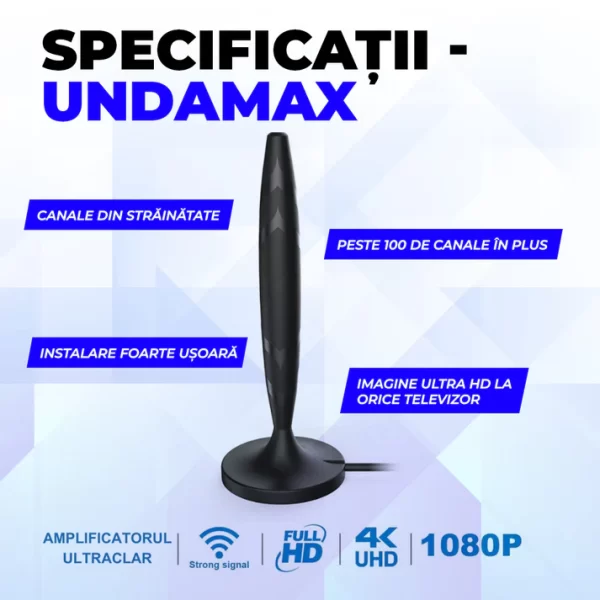 Antena Pentru televiziune digitala terestra UNDAMAX HD - imagine 3
