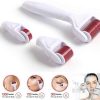 Set de Masaj Facial, Ocular și Corporal Derma Roller 4 în 1 - Terapie cu Microace pentru Acasă și Salon
