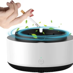 Scrumiera electrica inteligenta, cu aspiratie