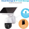 Camera de supraveghere wireless 5MP cu panou solar si rotire 355°, protectie IP66, infrarosu, WiFi/4G - imagine 4