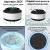 Scrumiera electrica inteligenta, cu aspiratie - imagine 2