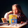 Pusculita interactiva pentru copii tip seif cu cifru - imagine 2