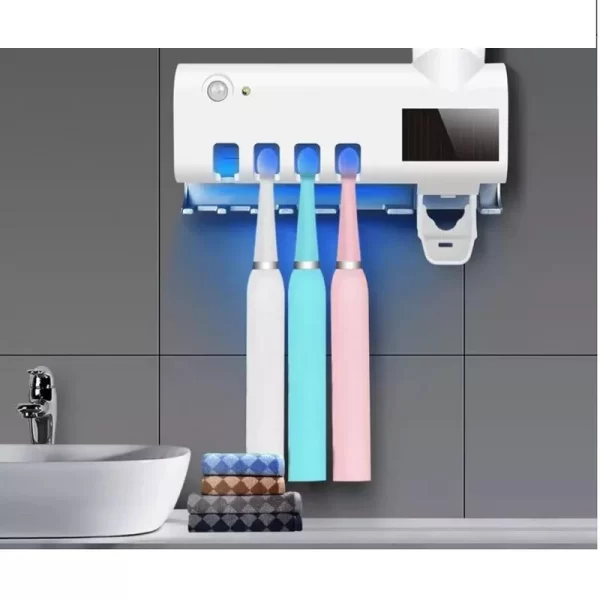 Dozator pentru pasta de dinti si sterilizator UV pentru periute - imagine 5