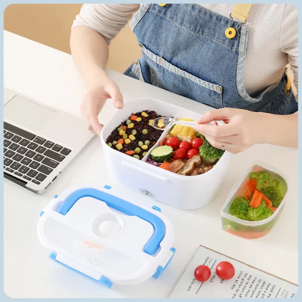 Caserola electrica pentru incalzire mancare, Lunchbox - imagine 4