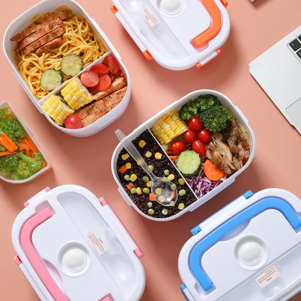 Caserola electrica pentru incalzire mancare, Lunchbox - imagine 8