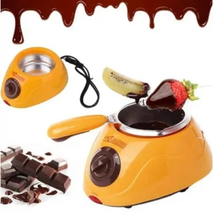 Aparat electric pentru topit ciocolata, 2 faze de topire, alimentare 220V, putere 20W+ Set Fondue - Chocolatiere