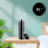 Termos smart cu afisaj led, indicator temperatura, 500 ml, negru, otel inoxidabil - imagine 8