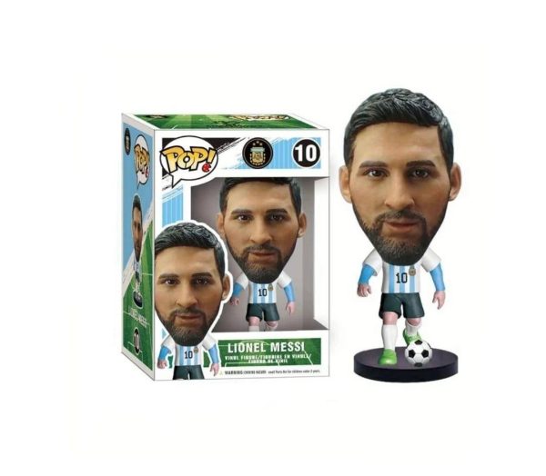 Figurina Fotbalist, Lionel Messi, bleu/alb, 11 cm