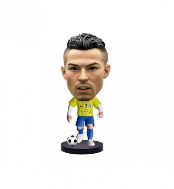Figurina Fotbalist, Ronaldo, galben/bleu, 11 cm - imagine 2