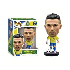 Figurina Fotbalist, Ronaldo, galben/bleu, 11 cm