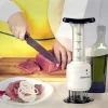 Fragezitor de carne cu injector pentru sos, 2 trepte de injectare - imagine 5