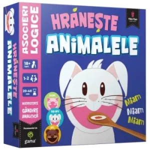 Joc educativ - Hraneste animalele -