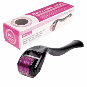 Rola Dermatologica, Dermaroller DRS, Impotriva caderii parului, Vergeturilor, Cicatricilor, Ridurilor, Contine Carcasa Protectoare de impuritati, 540 ace din Titan, 1.5 mm, Unisex