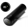 Termos smart cu afisaj led, indicator temperatura, 500 ml, negru, otel inoxidabil - imagine 10