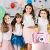 Camera foto copii, 4GB SD card 1080P HD, 23 milioane pixeli, 2.0 inch, 600 mAh, WaltStore®, 3 ani+, Roz - imagine 6