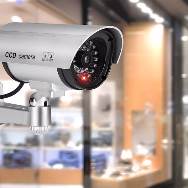 Camera de supraveghere falsa, pentru exterior, cu led indicator - imagine 4