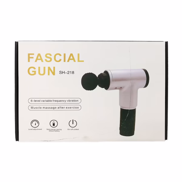 Aparat masaj tip pistol Fascial Gun, multifunctional, portabil - imagine 3