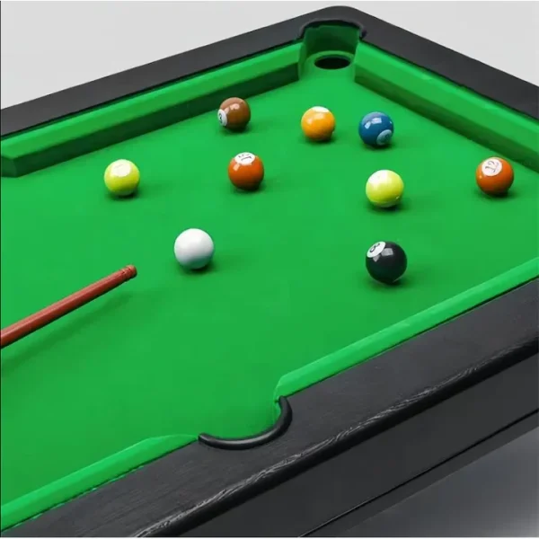Set Joc Mini Masa Biliard pentru Copii 44.5x24.5x10(cm) - imagine 3