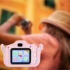 Camera foto copii, 4GB SD card 1080P HD, 23 milioane pixeli, 2.0 inch, 600 mAh, WaltStore®, 3 ani+, Roz - imagine 7