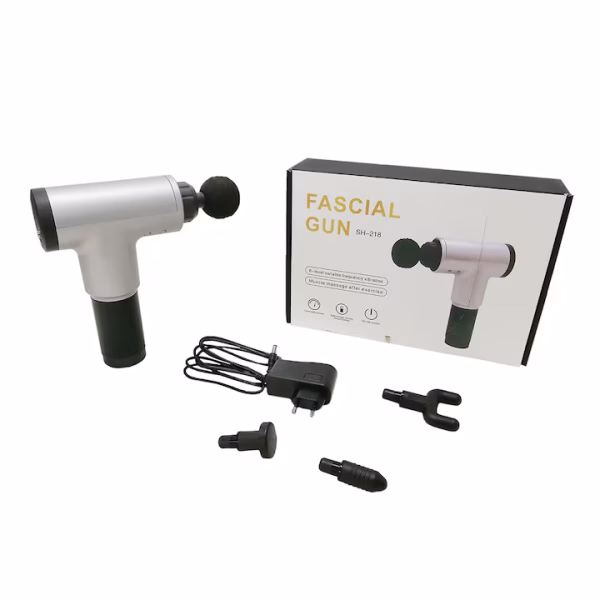 Aparat masaj tip pistol Fascial Gun, multifunctional, portabil