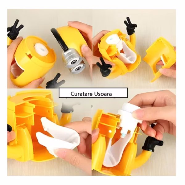 Dozator Minion pasta de dinti si periute - imagine 7