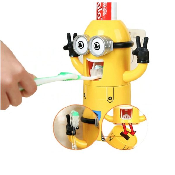 Dozator Minion pasta de dinti si periute - imagine 6