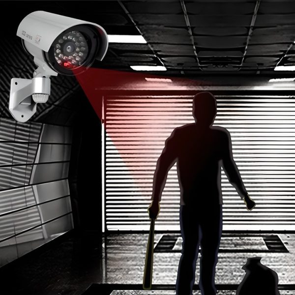 Camera de supraveghere falsa, pentru exterior, cu led indicator - imagine 10