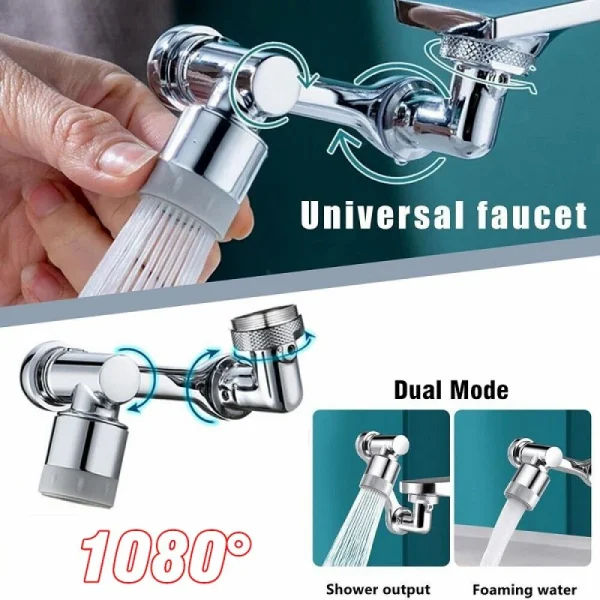 Extensie rotativa 1080° robinet, moduri multiple de curgere a apei - imagine 11