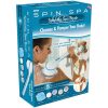 Perie rotativa pentru corp, Spin Spa, Plastic, 5 accesorii, Alb/Albastru - imagine 4
